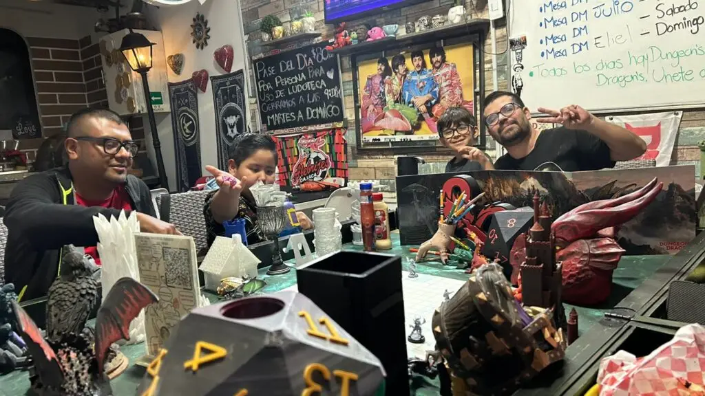 comunidad Dungeons & Dragons en Oaxaca jugando presencial